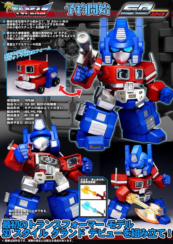 Topeam Super Deformed Not G1 Optimus Prime Figure Images  (1 of 16)